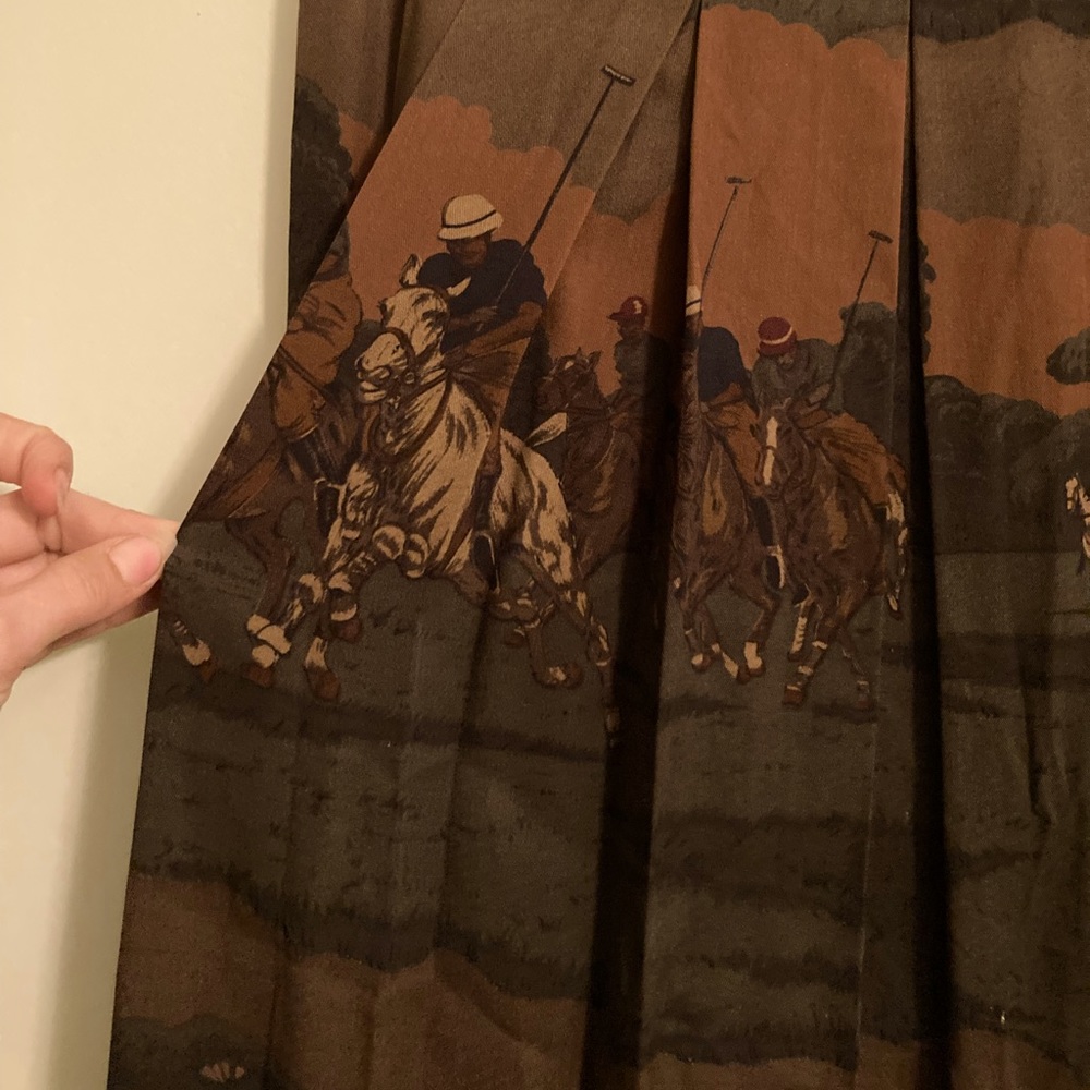 Vintage 80’s Ralph Lauren Equestrian Polo Maxi Skirt